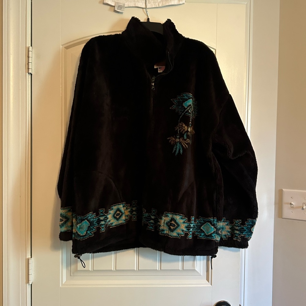 Bear Ridge Jacket with Turquoise Aztec pattern - Picture 5 of 7